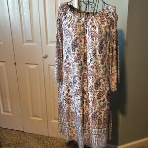 Rayon Paisley dress.